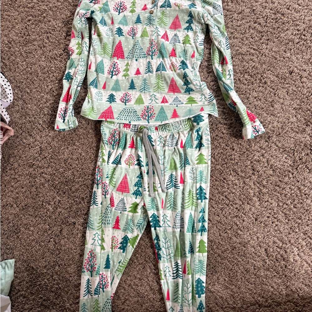 WomensFestive Tree Print Pajamas